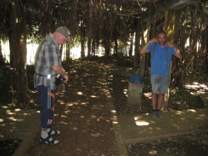 Peter und Manni im Mangrovenwald