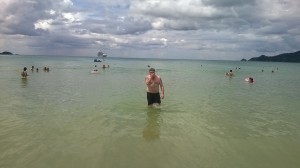 Manni im Meer
